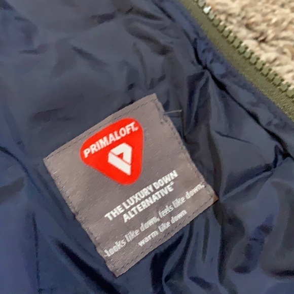 GAP jacket fall green quilted Herringbone XS - Picture 11 of 12